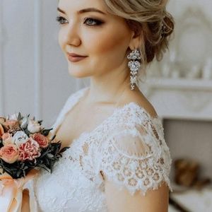 Crystal chandelier earrings